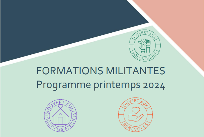 FORMATIONS MILITANTES LIGUE NATIONALE : PROGRAMME DE PRINTEMPS 2024