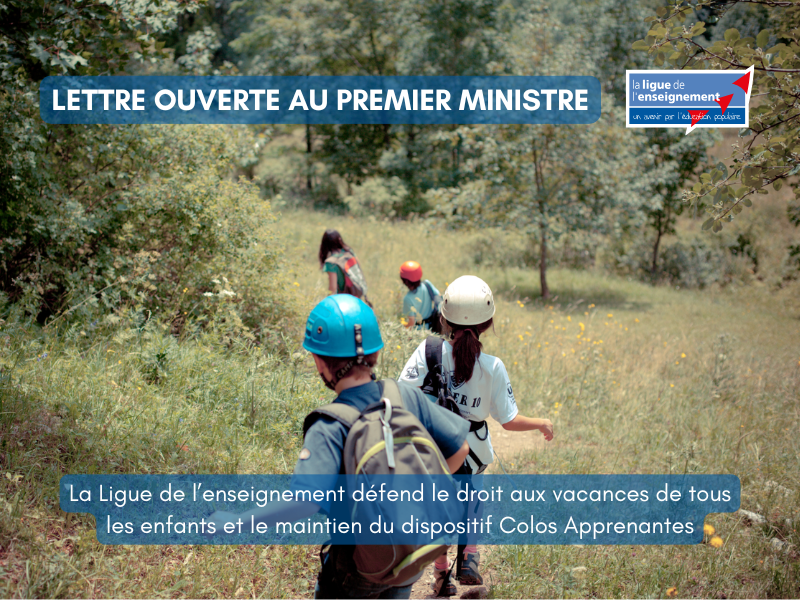 Lettre ouverte : droit aux vacances