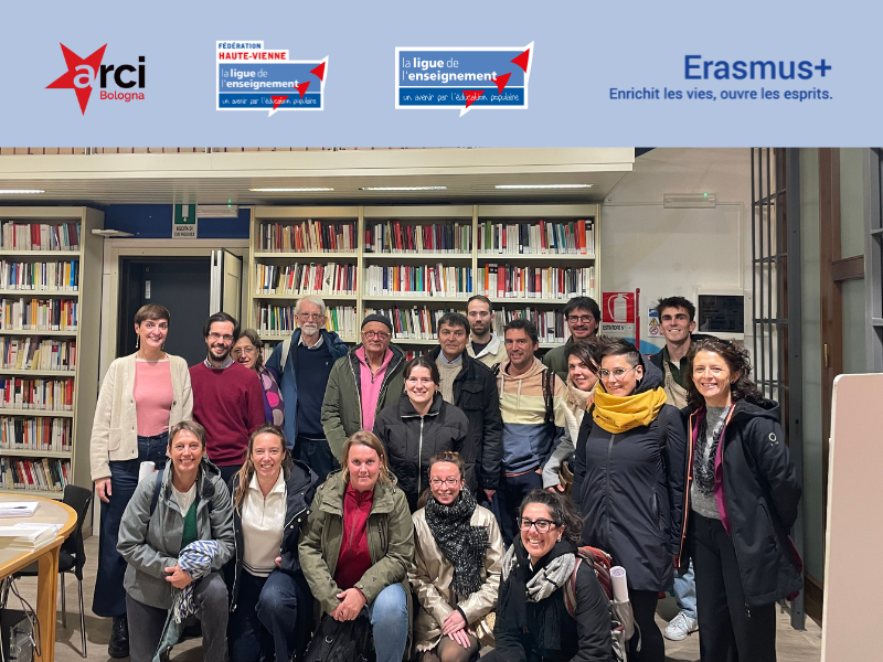 Ligue de l'enseignement et Arci Bologna : récit de notre mobilité Erasmus+