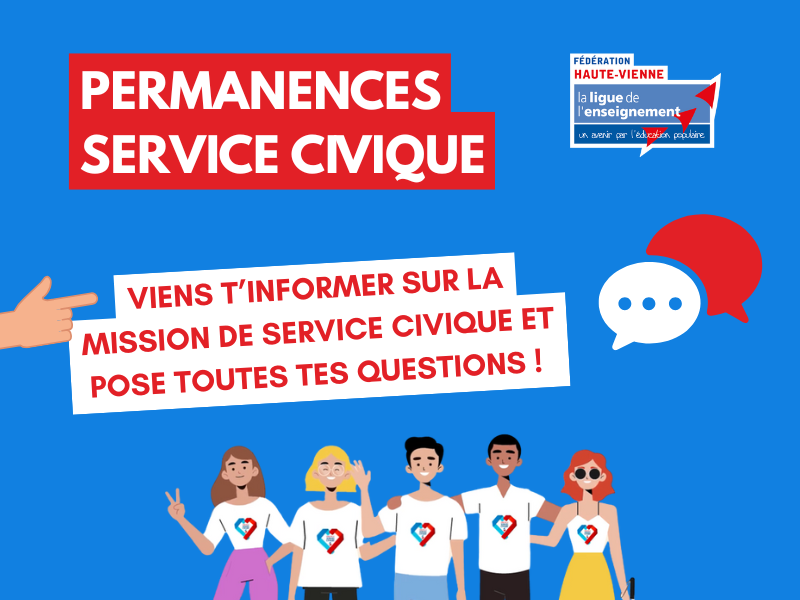 Permanences Service Civique : on se rencontre !
