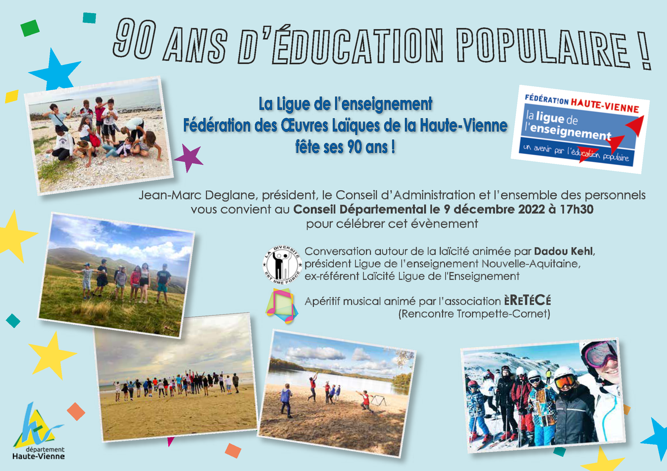 Invitation 90 ans LDE